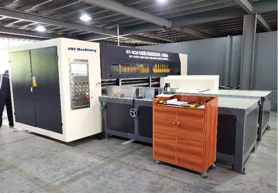 15kw PLC 제어 종이 꿀집 기계 보드 절단 및 크로스 절단 기계