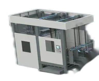 9KW 자동 플립 플롭 스택러 물류 컨베이어 유형 사용자 정의 색상 SDX-FZL2100