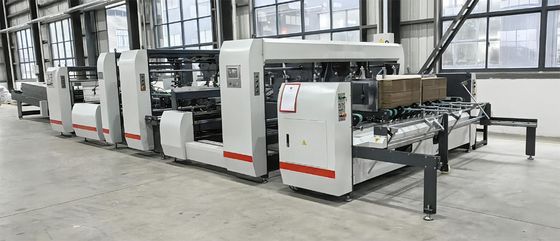 완전 자동 듀얼 스플레이싱 코러브 박스 접착기 45KW JH-2400F-P